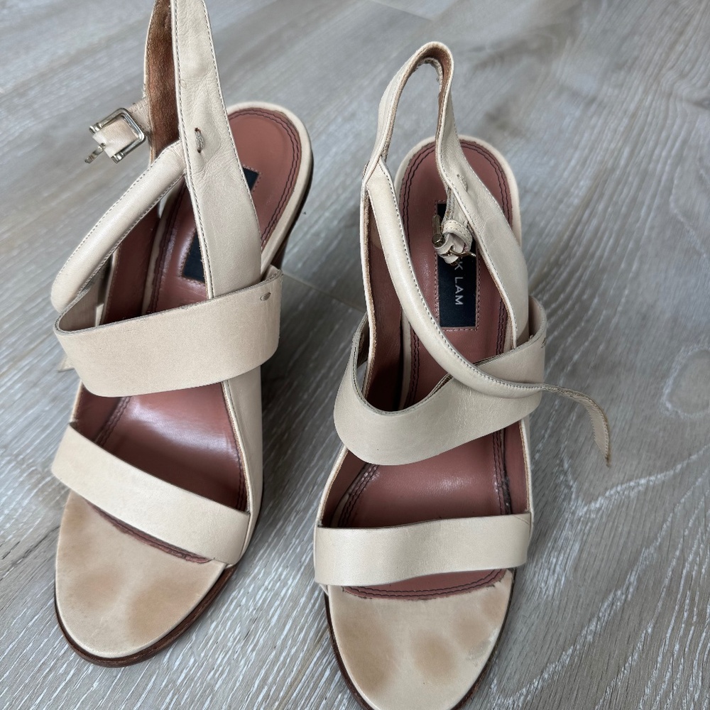 Derek Lam Bijou Sandals 7B Natural